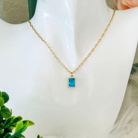 MV™ | Collier avec pendentif taille émeraude
