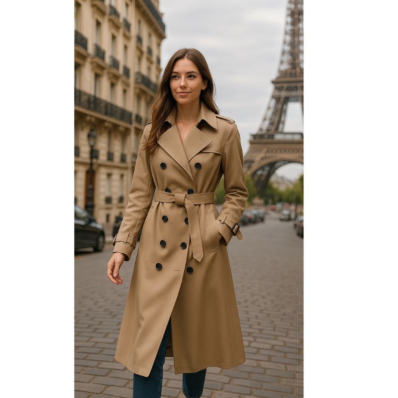 Lysiane™ - Trench Coat pour Femme
