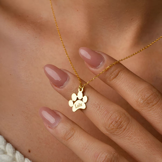 MV™ | Collier avec Patte Gravée