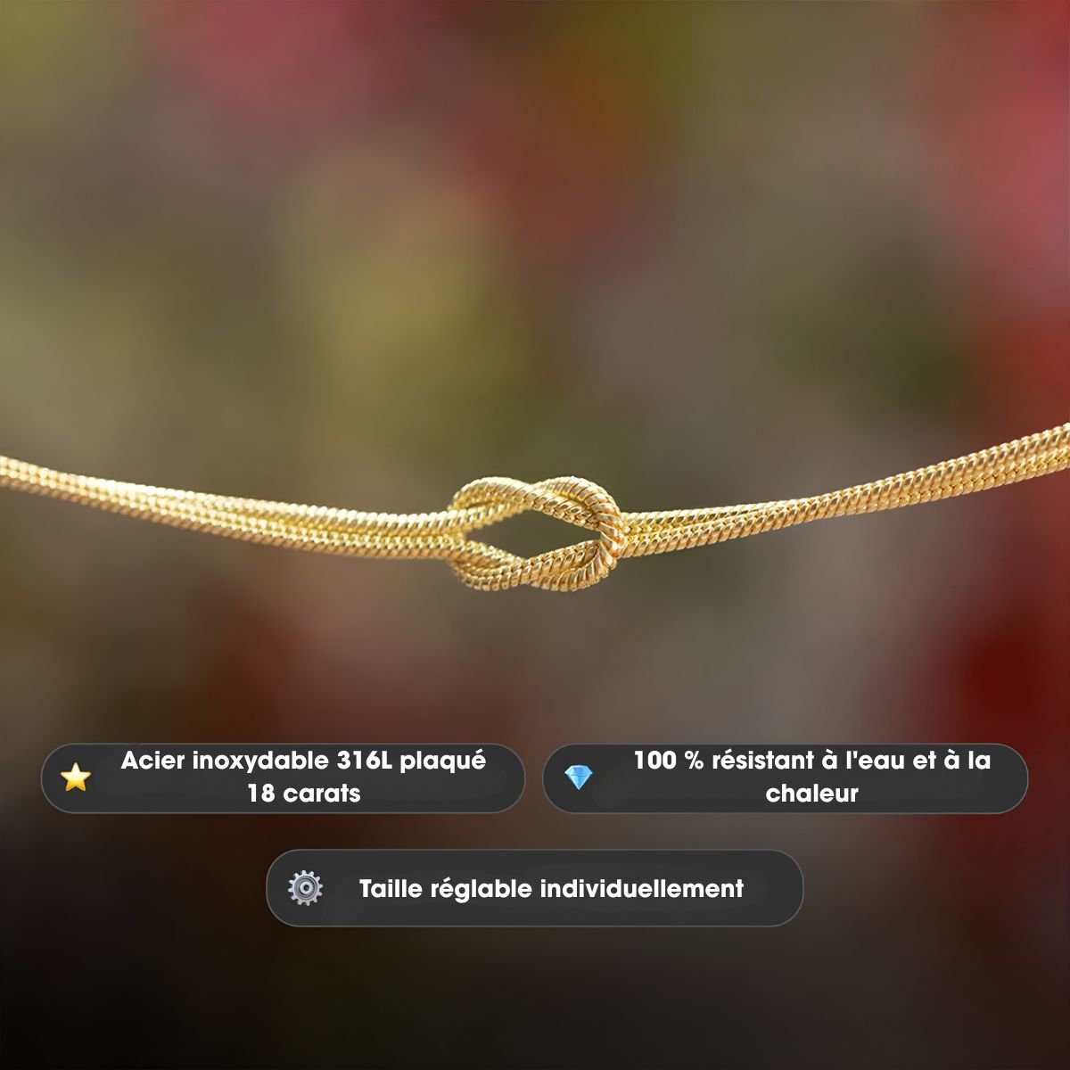 MV™ | Bracelet Nœud Personnalisé