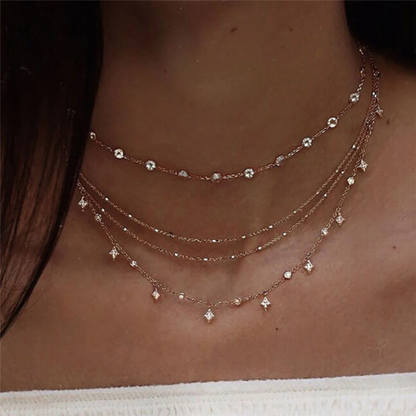 MV™ | Collier en cristal doré